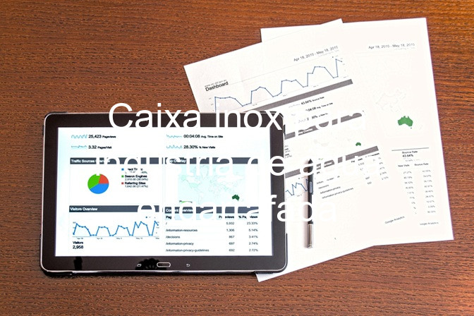 Caixa inox para indústria de água engarrafada