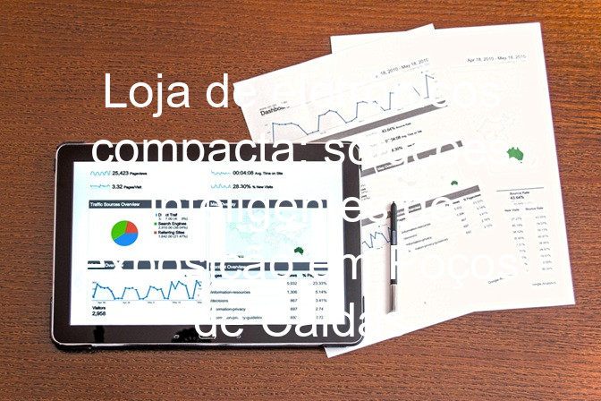 Loja de eletrônicos compacta: soluções inteligentes de exposição em Poços de Caldas
