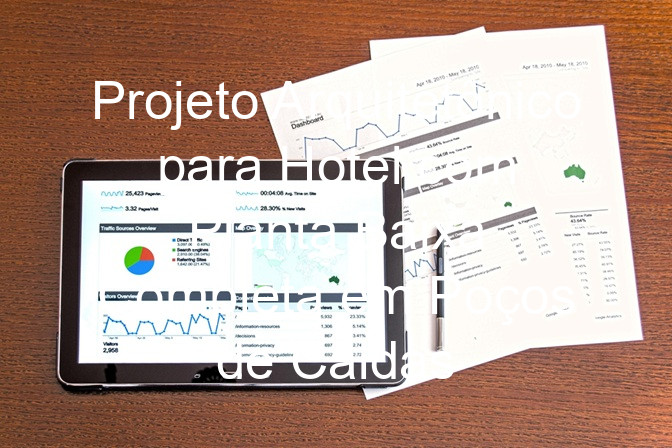 Projeto Arquitetônico para Hotel com Planta Baixa Completa em Poços de Caldas